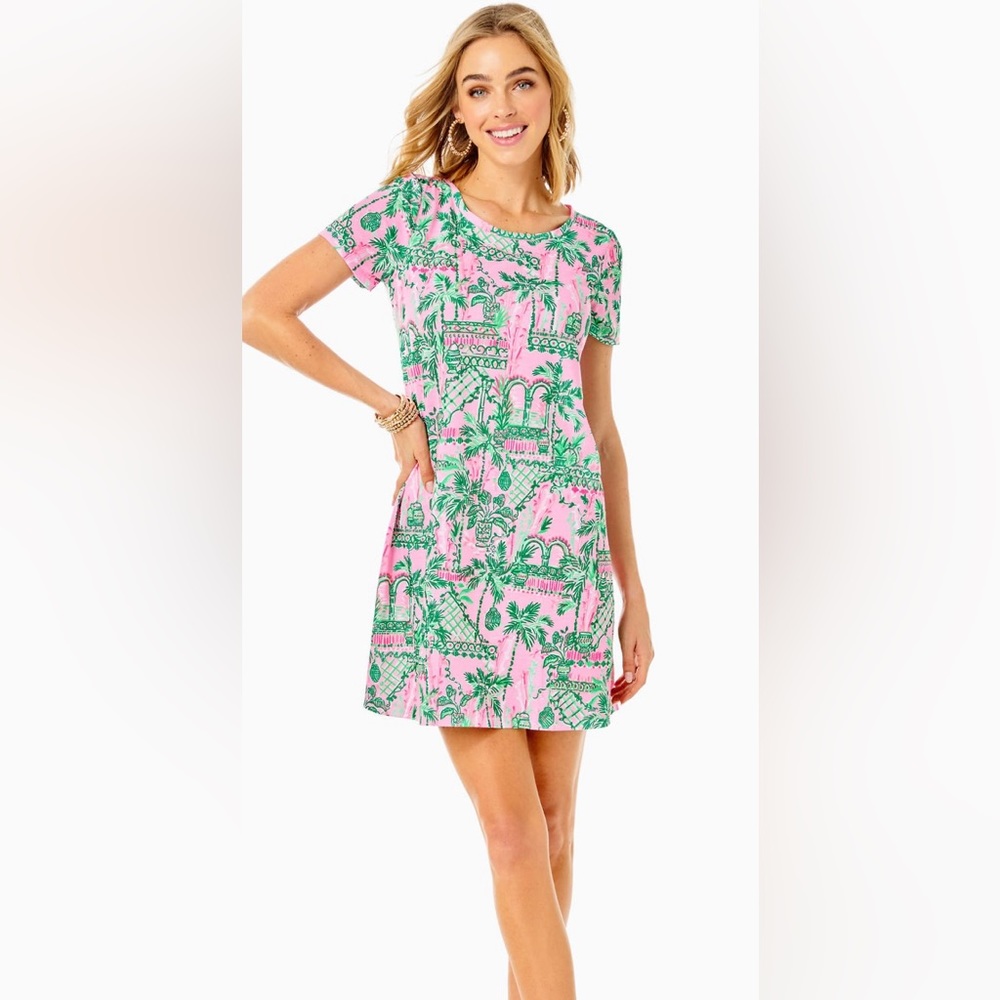 Lilly Pulitzer “Cody T-shirt Dress” in Mandevilla Baby Always Worth It